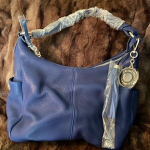 Leather Isaac Mizrahi shoulder bag